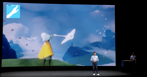 陳星漢帶著游戲新作《Sky》亮相了蘋果發布會