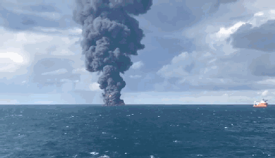 "桑吉"轮爆燃沉没