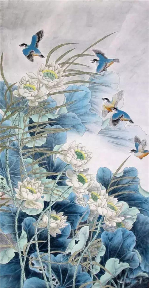 工笔画名家刘西林印象