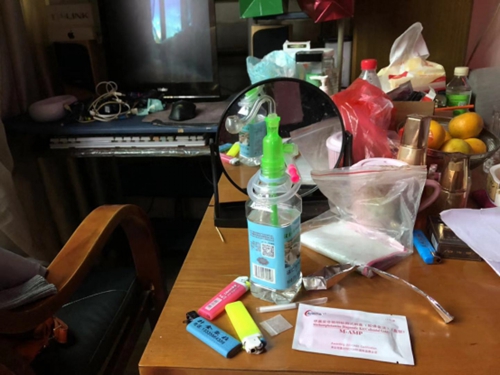 设尽安防也枉然安庆南门所查获一名吸毒人员