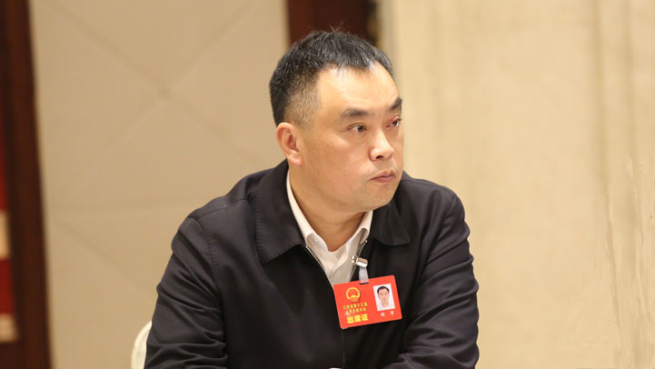 江西省人大代表,萍乡上栗县长利军(李驭 摄)