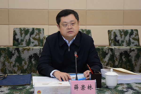 河南省直综治平安建设工作第七考评组到省人防办实地考评