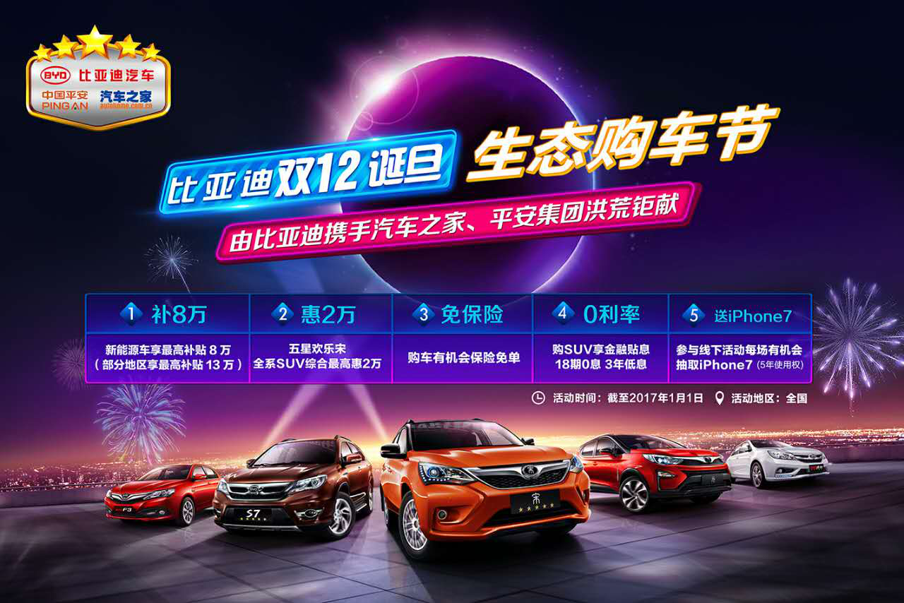 宋领全系 比亚迪双十