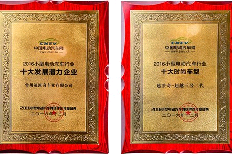 速派奇斩获两项大奖