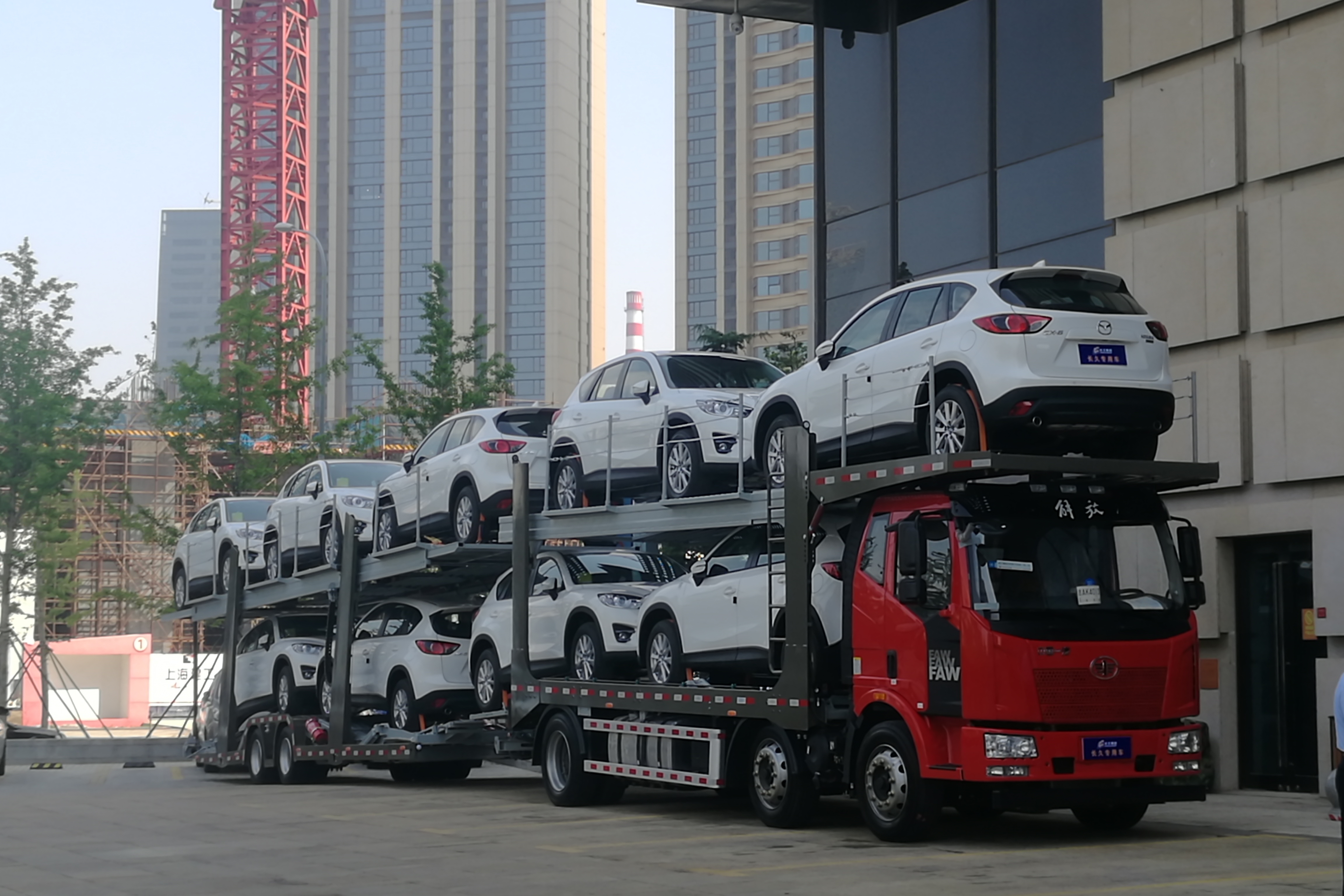 选购车辆运输车“钢