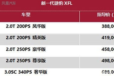 新一代捷豹XFL焕“芯