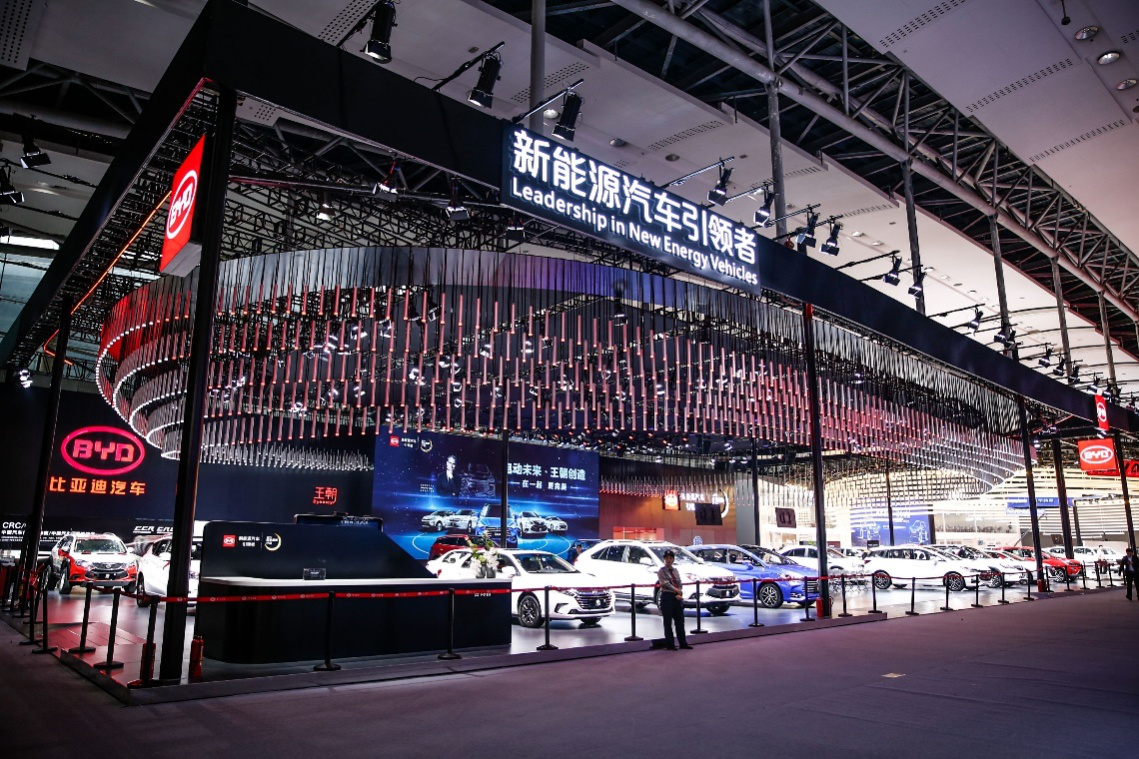 比亚迪斩获18项大奖