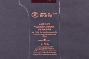北汽新能源荣获C-NPS