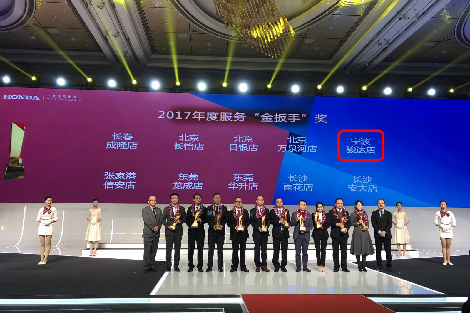 骏达广本夺金钣手奖