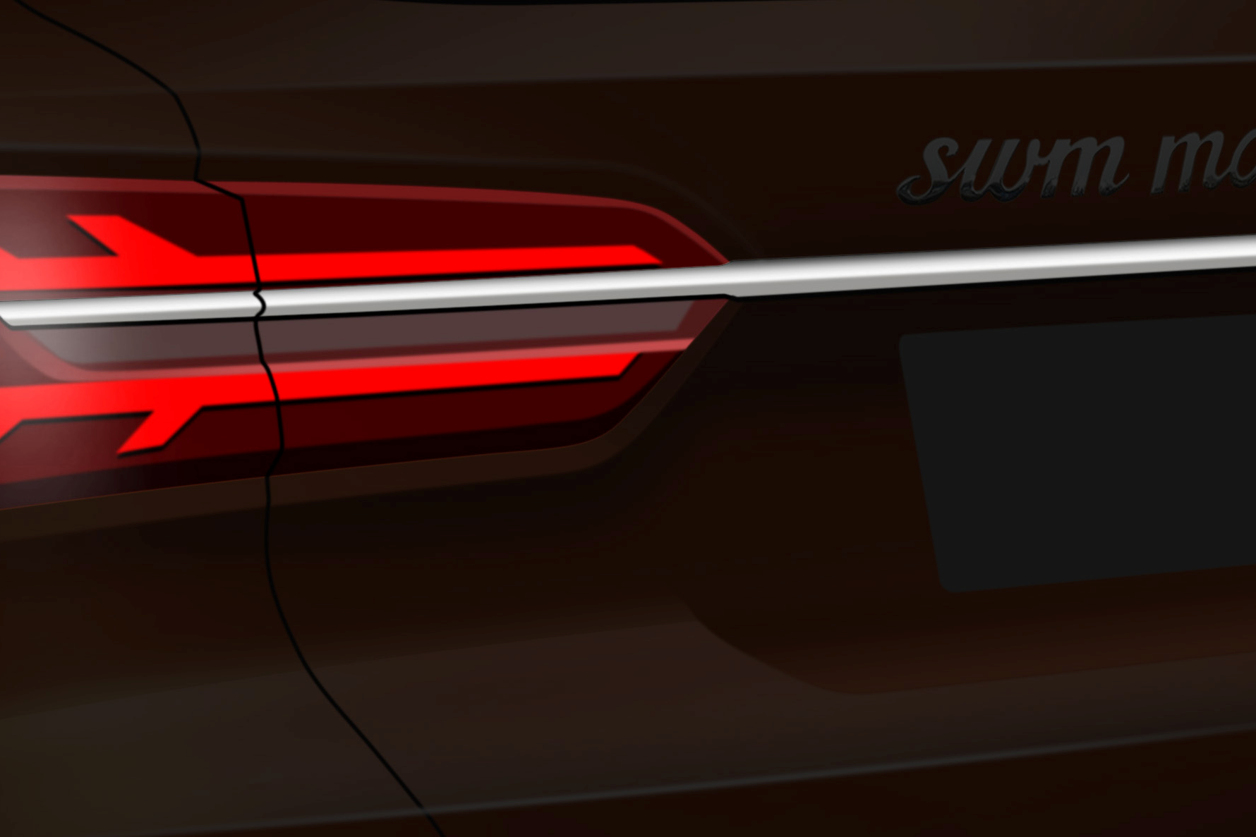 斯威新SUV车灯曝光