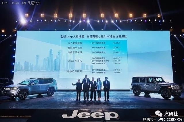 Jeep大指挥官售价27.