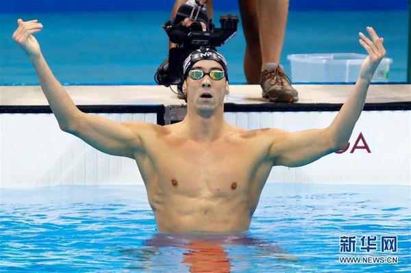 男子200米蝶泳:菲尔普斯夺冠(高清组图)