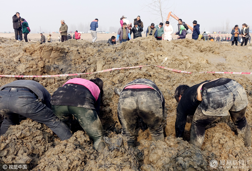 发现古钱币3天后挖宝大军还在继续