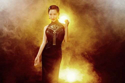 郭柯彤旗袍写真曝光 高贵冷艳秀完美身材