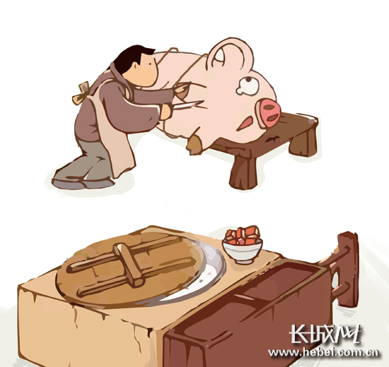 【漫话年俗】腊月二十六 杀猪割年肉