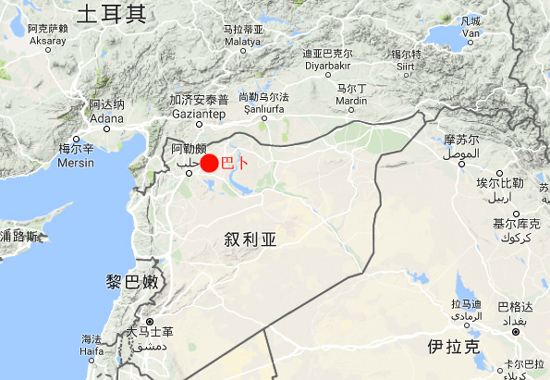 误炸事件发生在"伊斯兰国"重要据点叙利亚北部城市阿勒颇东北方向35