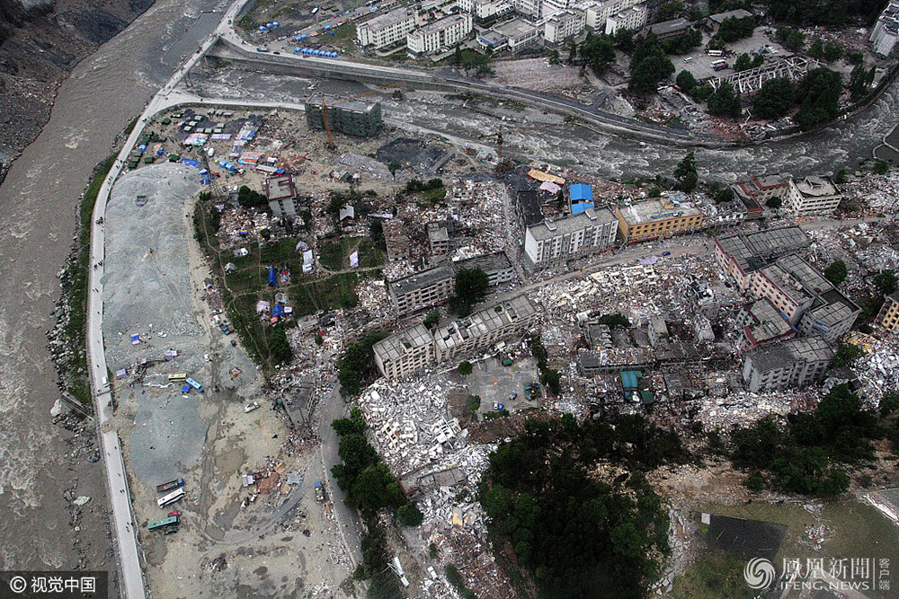 震后9年对比 汶川映秀镇已洋楼成片