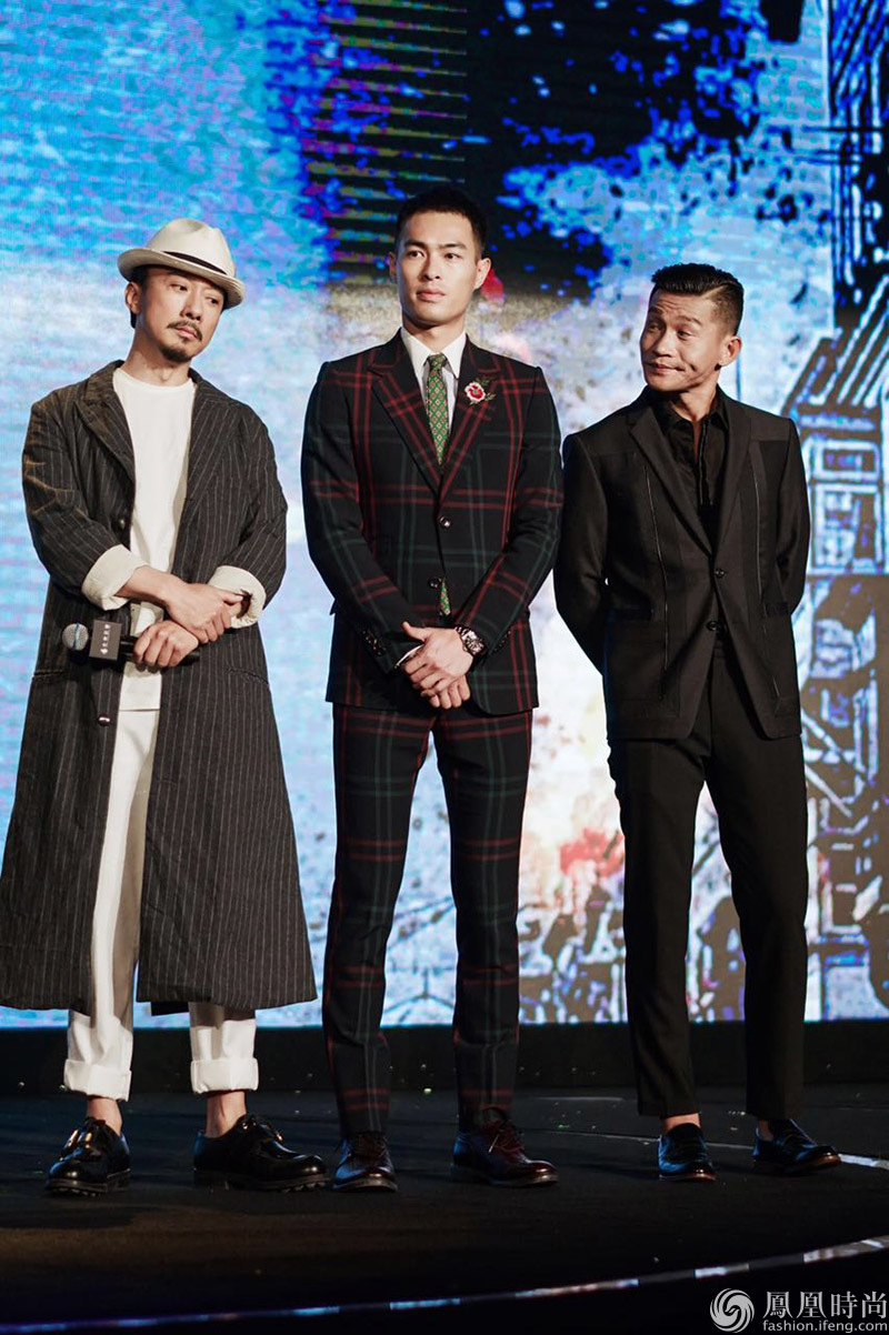 杨佑宁帅气亮相风声发布会西装革履儒雅绅士