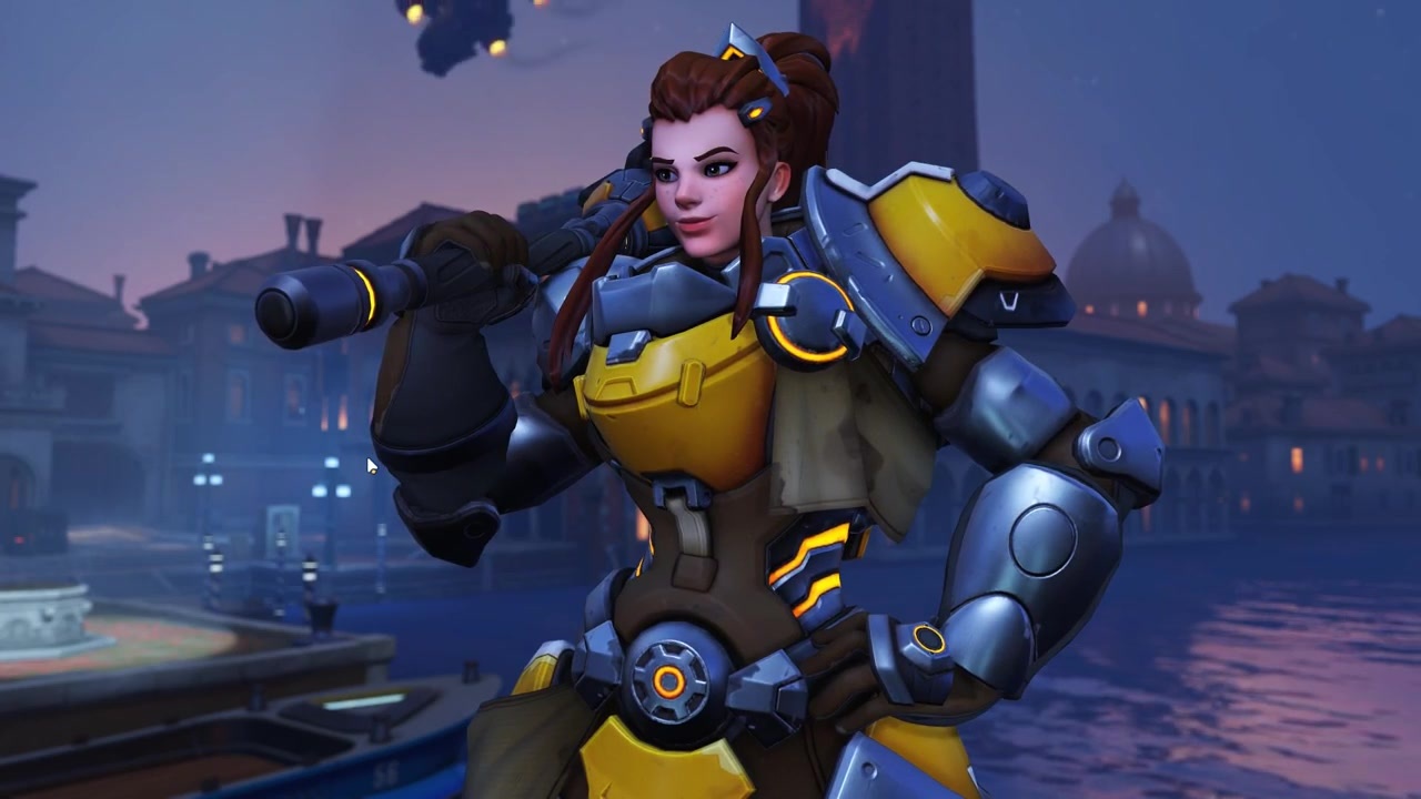 锤妹这是很强呀!《守望先锋》布丽吉塔挑战威尼斯行动