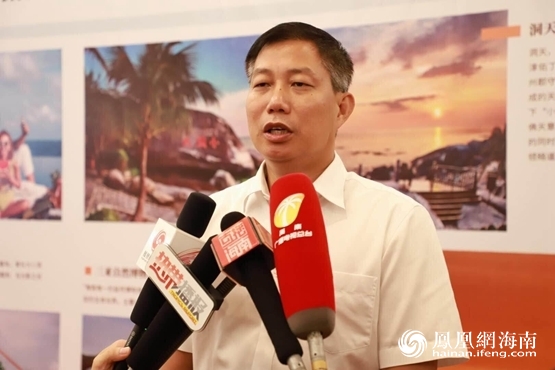 三亚大小洞天发展有限公司董事长陈积明接受媒体采访6月23日晚,微风习