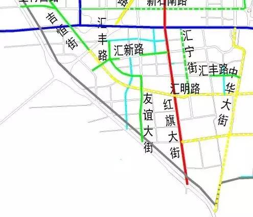 此外,泰华街-红旗大街将打通