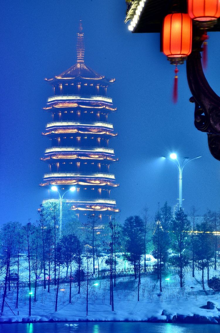 安徽阜阳一大波雪后美景 刷爆朋友圈!