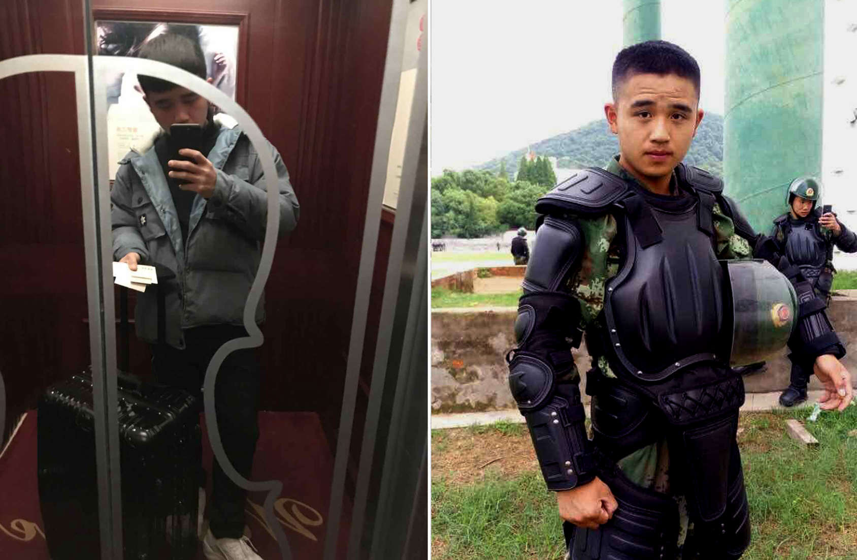 合肥:入伍前后对比照 有一种蜕变叫参军