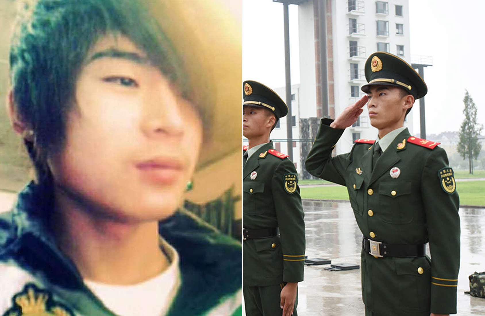 合肥:入伍前后对比照 有一种蜕变叫参军