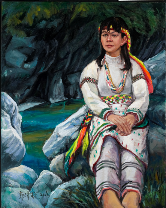 台湾著名油画家郭掌从