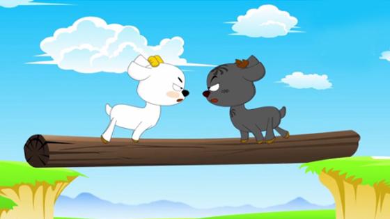 儿童故事:《小羊过桥》