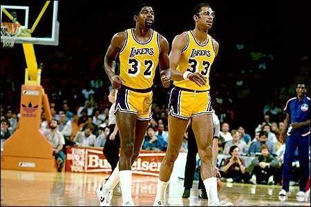 第四位:魔术师约翰逊 贾巴尔