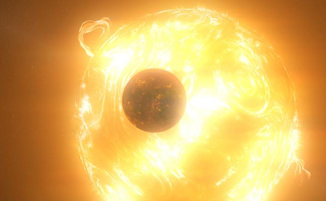 水星和太阳另一个发现是水星3:2的自旋轨道共振,地球每自转一周就是一