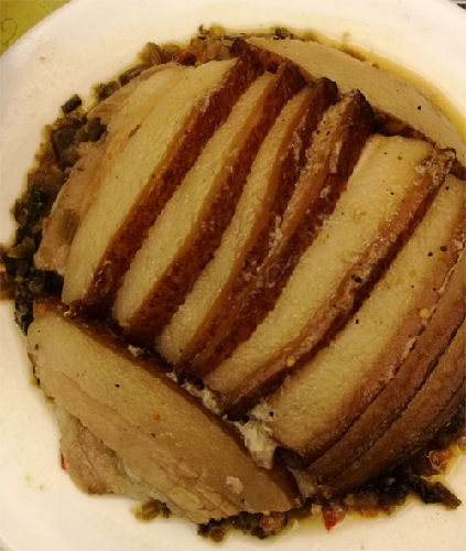 彭水一道独具特色的家常菜烧白