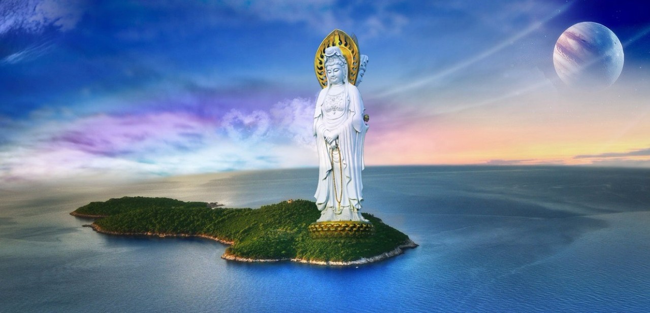 一,话说南海观世音菩萨从普陀紫竹林到寿昌大慈岩,途中经过蓝溪砚山