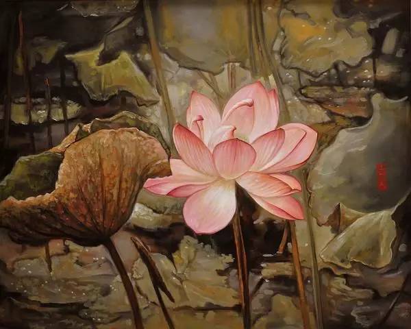 莲如其人,清丽脱俗,墨韵禅香的画作欣赏__凤凰网