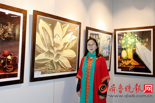 画家沈春霞应邀参加2017春季当代书画名家邀请展