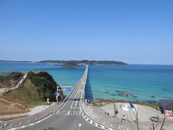 日本最美的角岛大桥一点也不输冲绳的海景