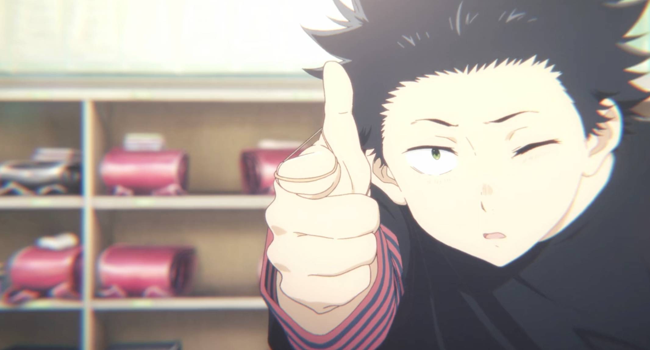 小学生石田将也最讨厌的就是无聊,他不是和小伙伴跳进水池抓水獭