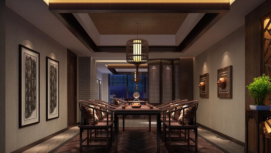 品品四合院中式设计效果图中的传统古建筑风采