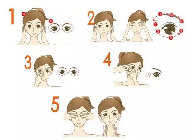 一,眼部按摩不能少,配合眼霜很重要
