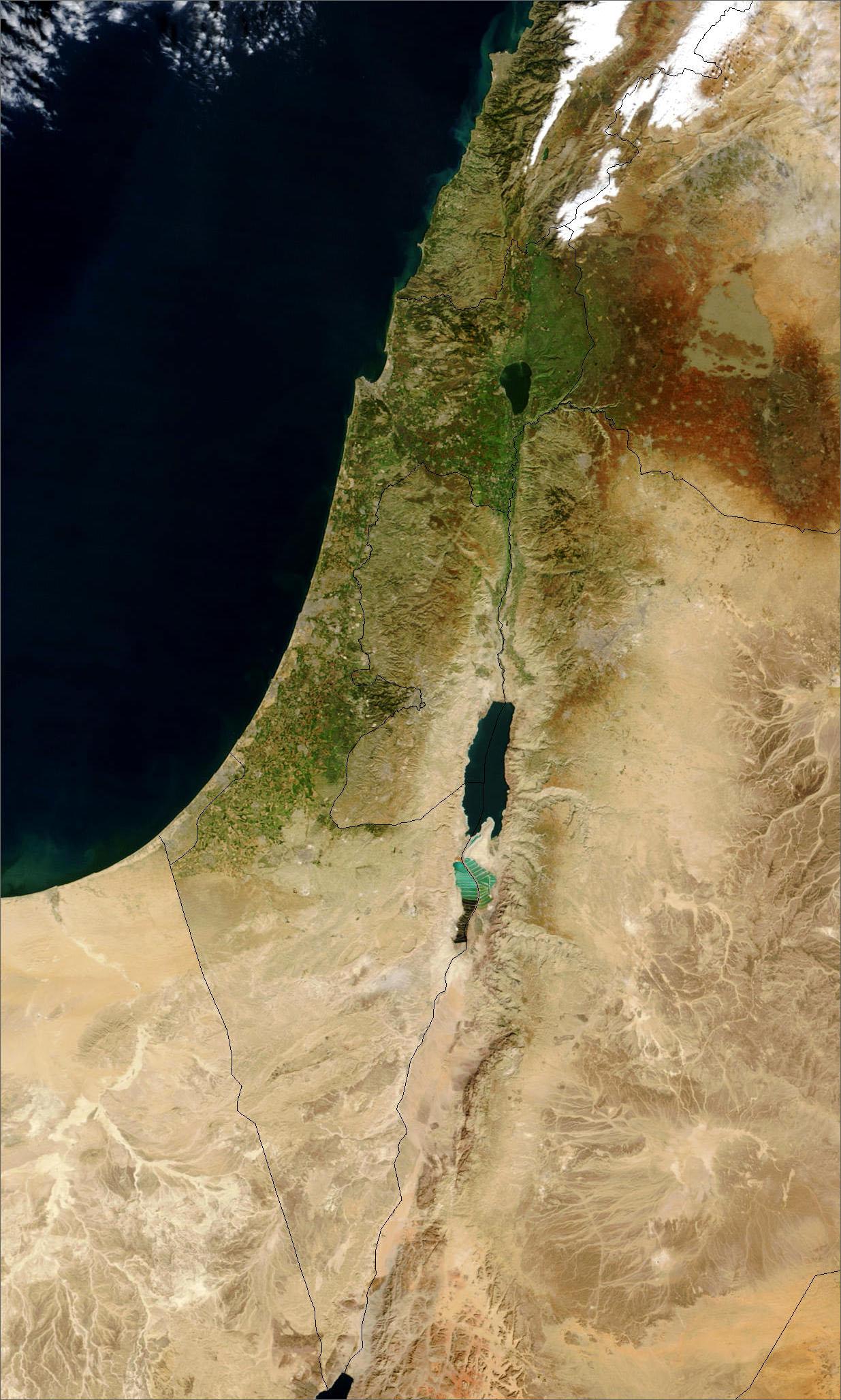 耶路撒冷地形图山脉图片