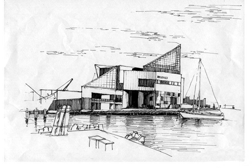 放空心情细心欣赏 钢笔下的手绘建筑