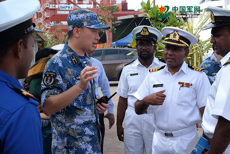 和平方舟与斯里兰卡海军首次举行国际人道主义医疗救援联演
