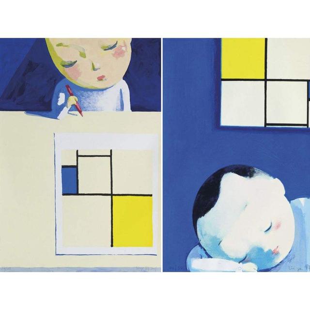 为何中国当代画家刘野有点像小孩的画风,却可以卖这么贵_凤凰网健康_凤凰网