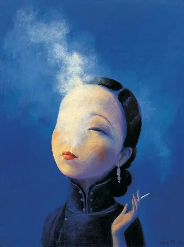 为何中国当代画家刘野有点像小孩的画风,却可以卖这么贵_凤凰网健康_凤凰网