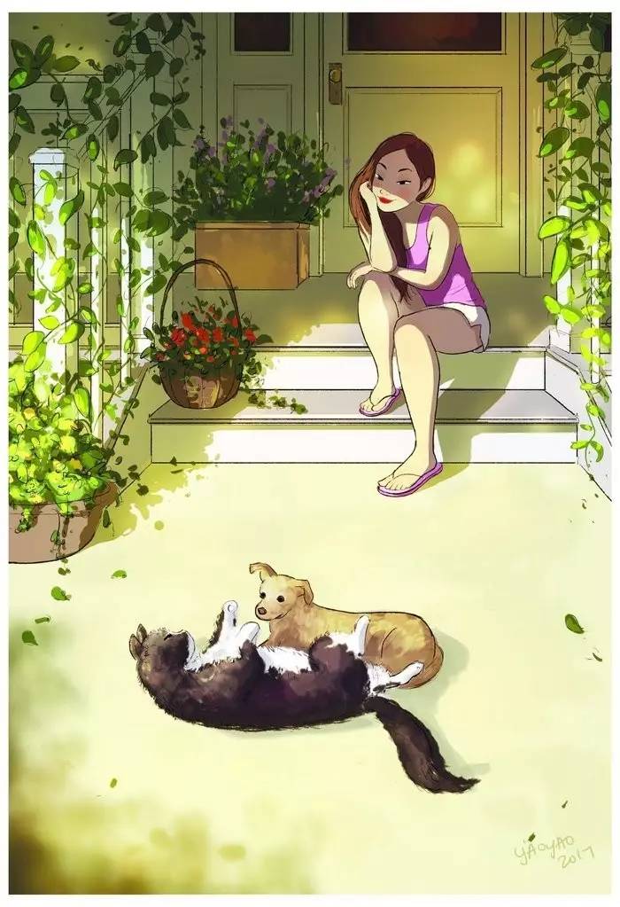 她画出了单身汪的日常生活看完以后选择继续单身了