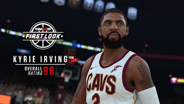 蜜汁尴尬:欧文转会 《nba 2k18》火速换封面
