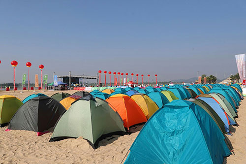 2017年中国柳叶湖第二届国际帐篷节引爆沙滩公园