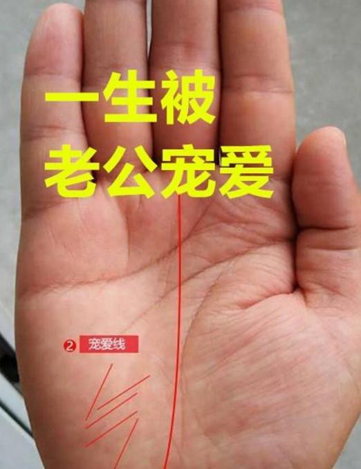 宠爱线不是受人宠爱的意思,拥有宠爱线的人,不论遇到什么困难,都会有