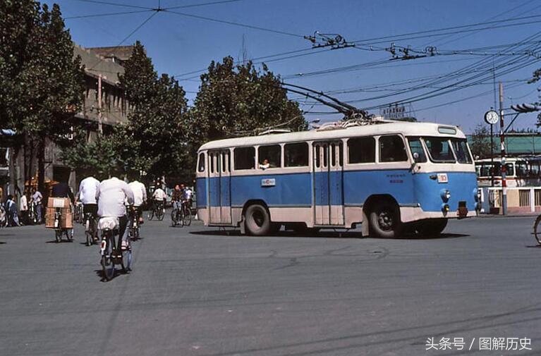 1983年的天津,罕见老照片,有无轨电车还有地铁